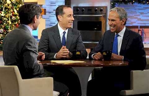 Good Morning America Host George talks about his TM practice with Jerry Seinfield and Bobb Roth